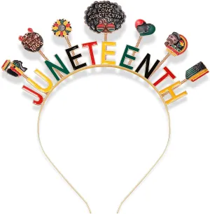 African Headbands for Women Black History Juneteenth Headband Ethnic African Women Flag Independence Day Accessory
