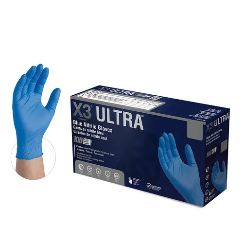 Ammex XUNPF48100 Disposable Gloves