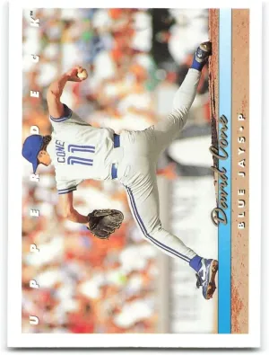 Baseball MLB 1993 Upper Deck #335 David Cone VG Blue Jays