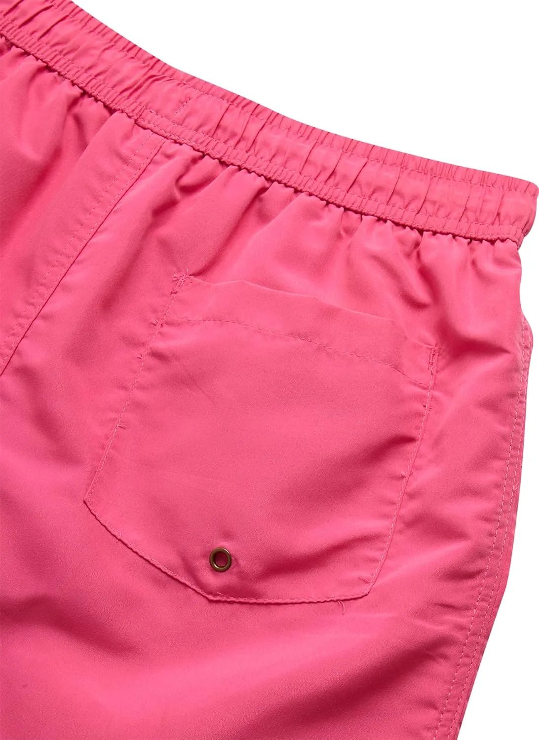 Boys Swim Trunks - 2 Pack Quick Dry Printed Boys Board Shorts Bathing Suit Kids Swimwear with Pockets (Size:8-18)