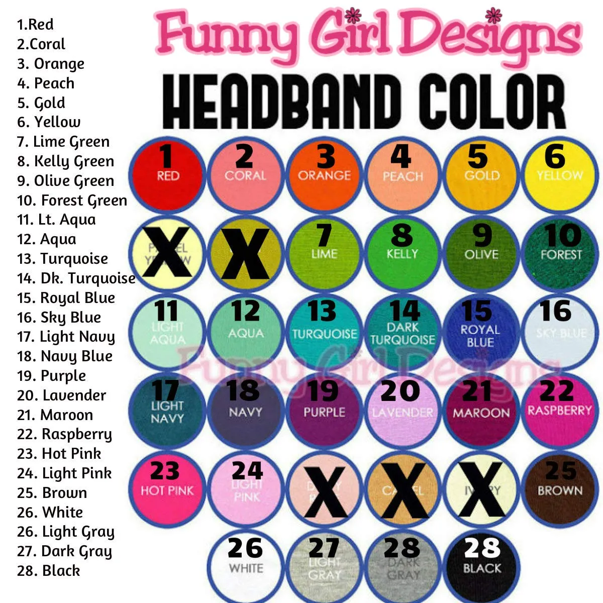 Funny Girl Designs Personalized CUSTOM Cotton Stretch Headband Embroidered With YOUR TEXT- 2.5 Inch (Purple Headband)