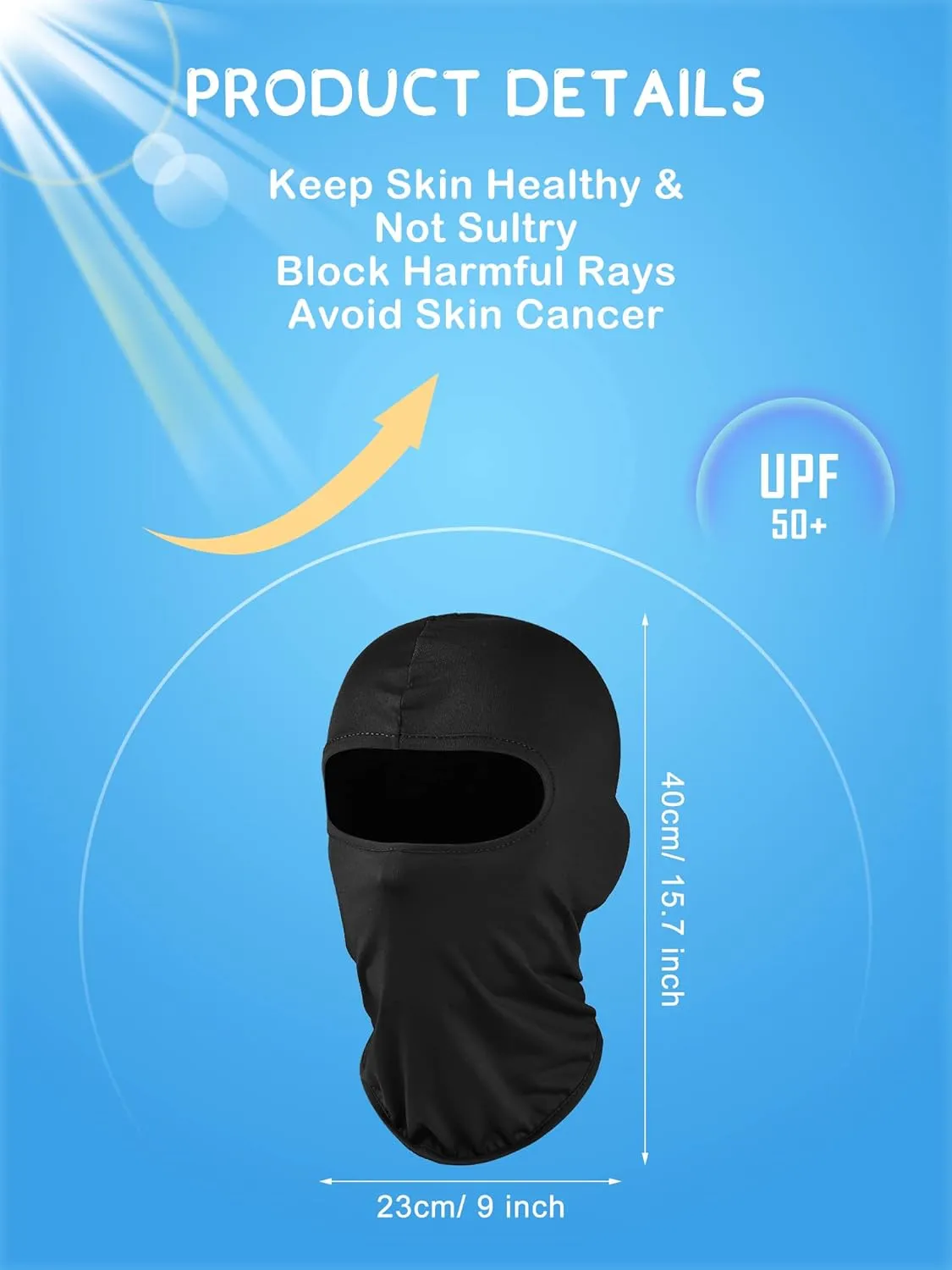 Geyoga 12 Pcs Ski Mask for Men Full Face Cover Winter Face Mask UV Sun Protection Balaclava for Women Outdoor Cycling