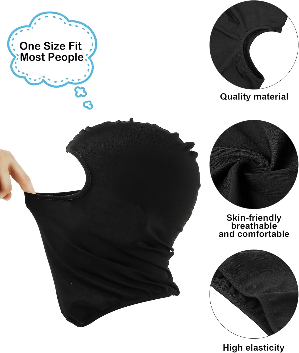 Geyoga 12 Pcs Ski Mask for Men Full Face Cover Winter Face Mask UV Sun Protection Balaclava for Women Outdoor Cycling