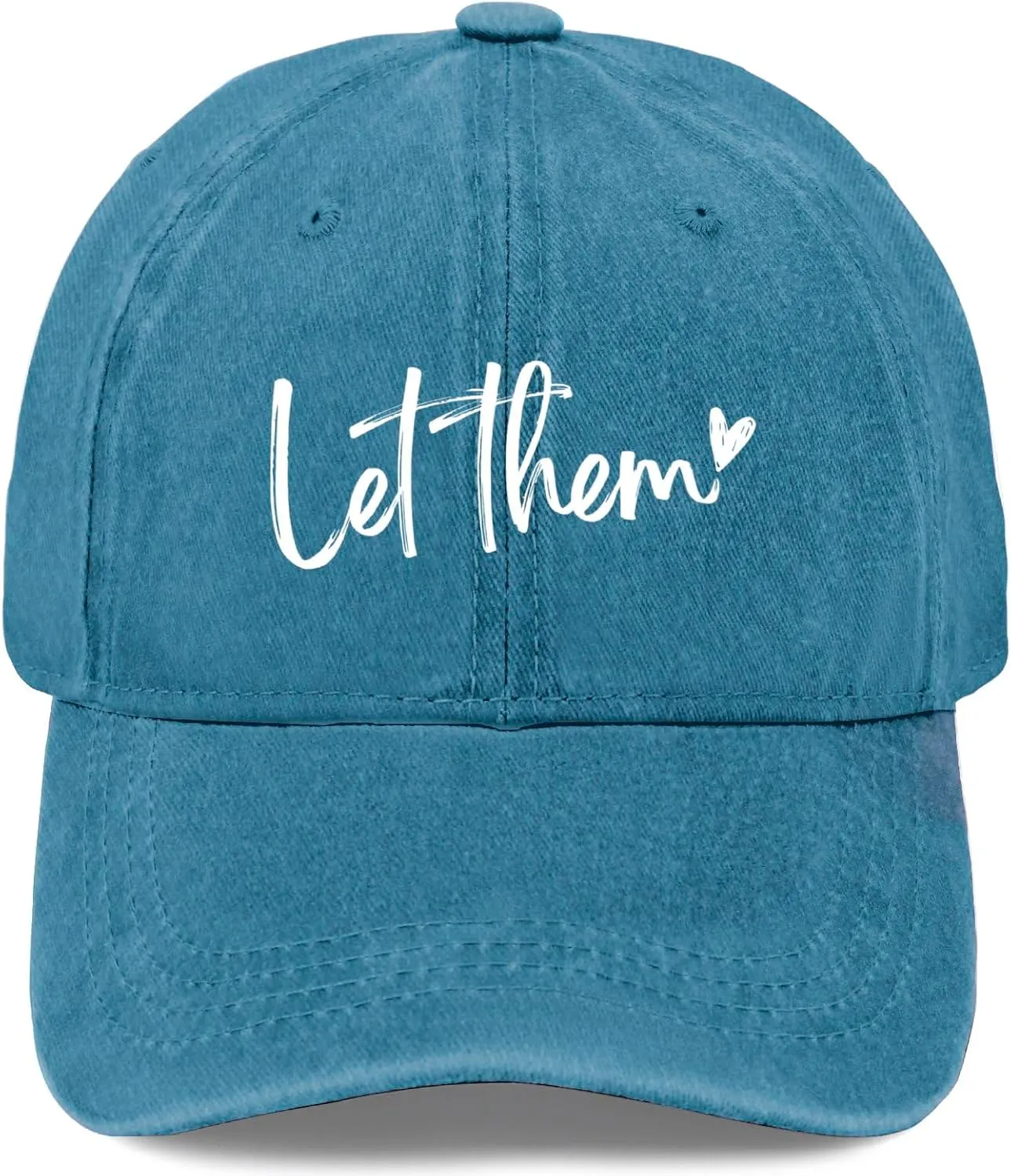 Let Them Funny Hat for Men Classic Washed Distressed Baseball Caps