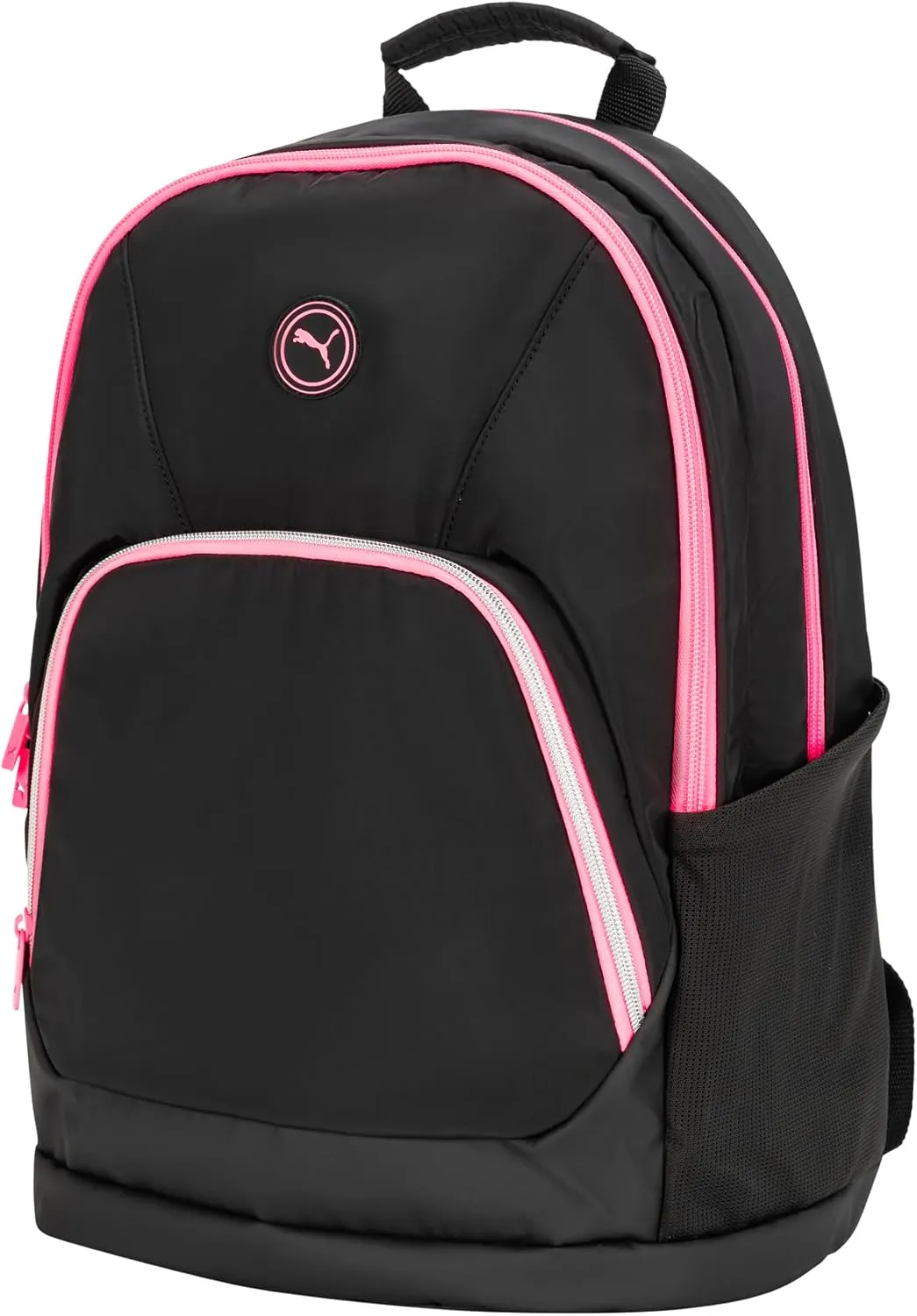 PUMA Women's Juniper Backpack, Black/Sunstruck Pink, Large