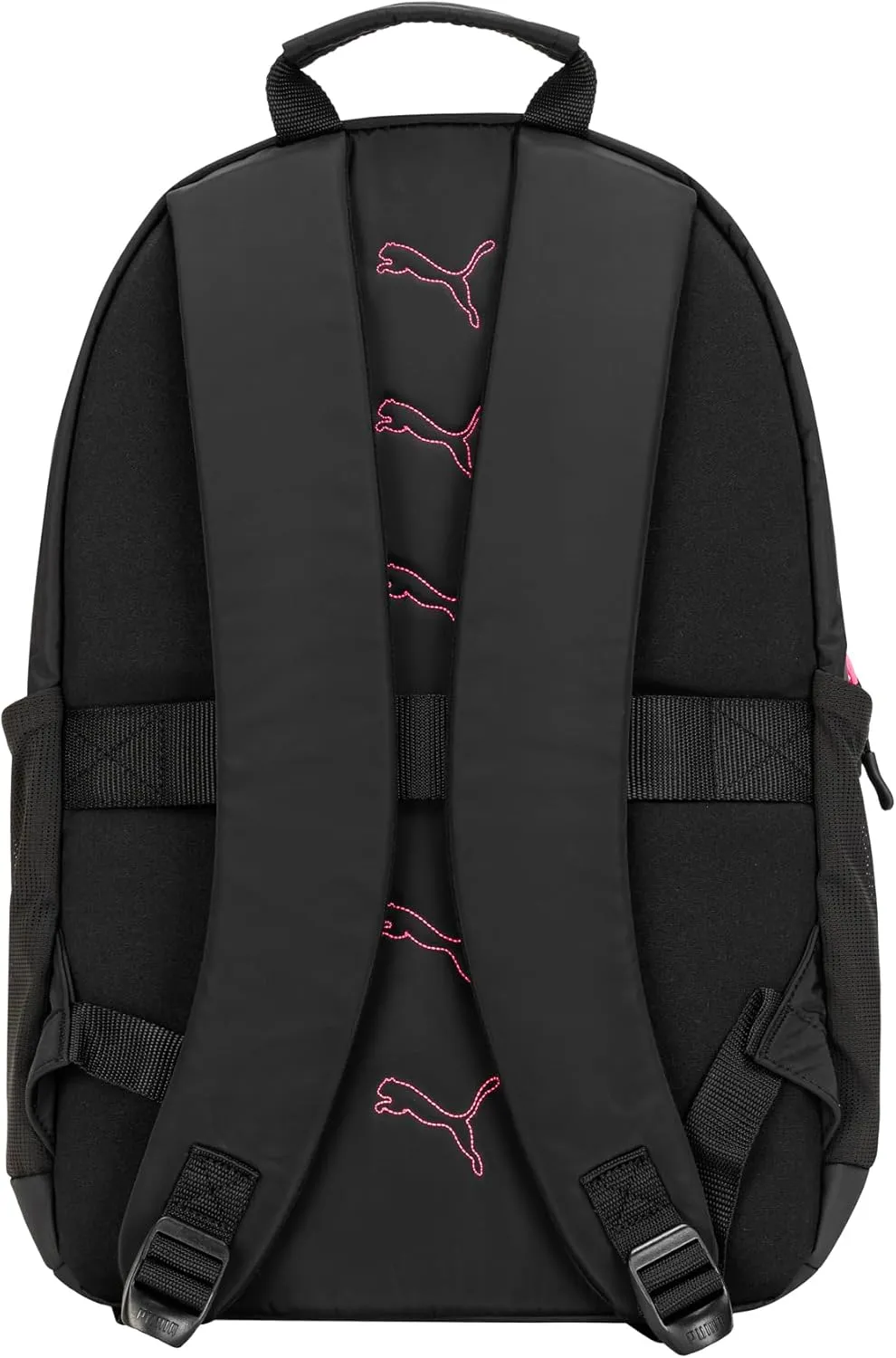 PUMA Women's Juniper Backpack, Black/Sunstruck Pink, Large
