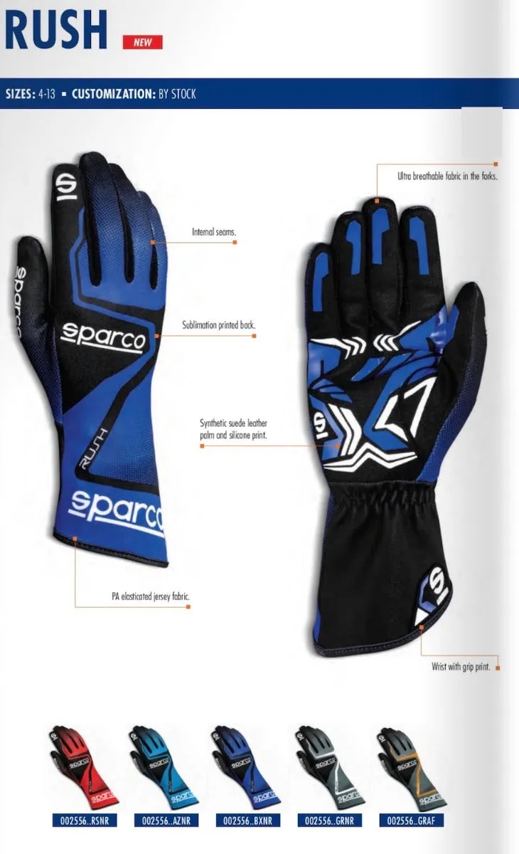 Sparco Rush Kart Racing Glove