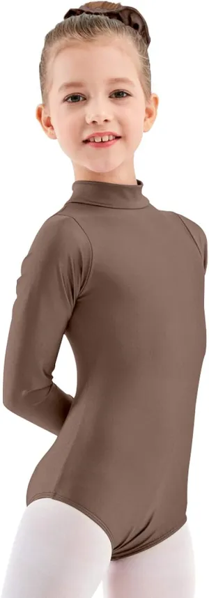 speerise Updated Toddler Girls Long Sleeve Ballet Dance Leotard for Kids and Teens
