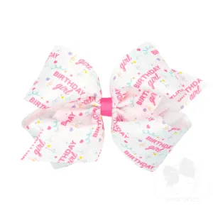WEE Birthday Grosgrain Bows Assorted Styles